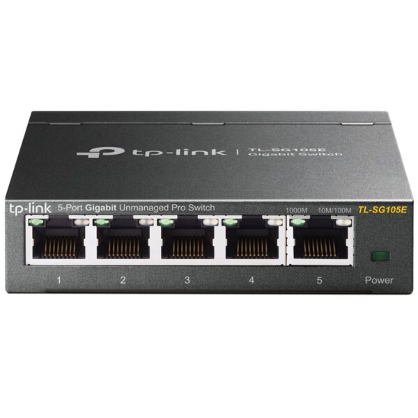 *Switch 5 puertos 10 - 100 - 1000 tp - link gris
