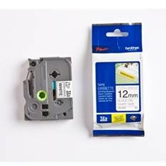 *Cinta super adhesiva brother tzes231 12mm x 8m blanco - negro