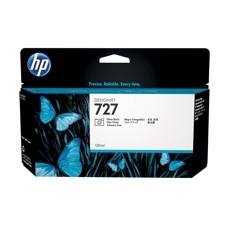 *Cartucho tinta hp 727 c1q12a negro mate t1500 - t1530 - t2500