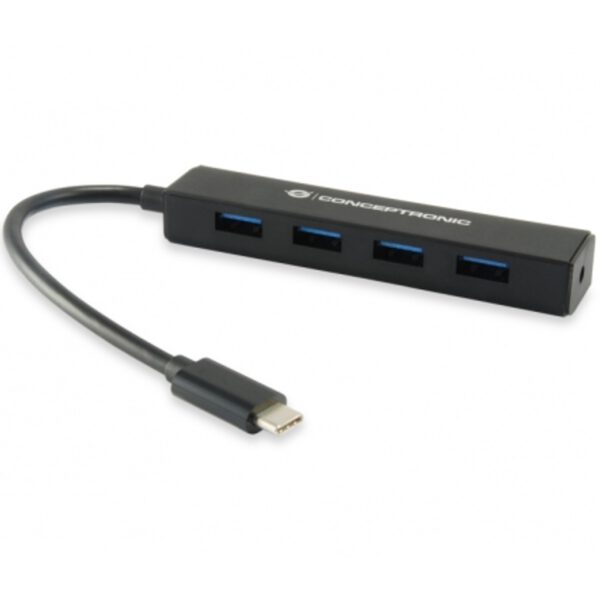 *Adaptador hub conceptronic usb tipo c a usb 3.0 4 en 1