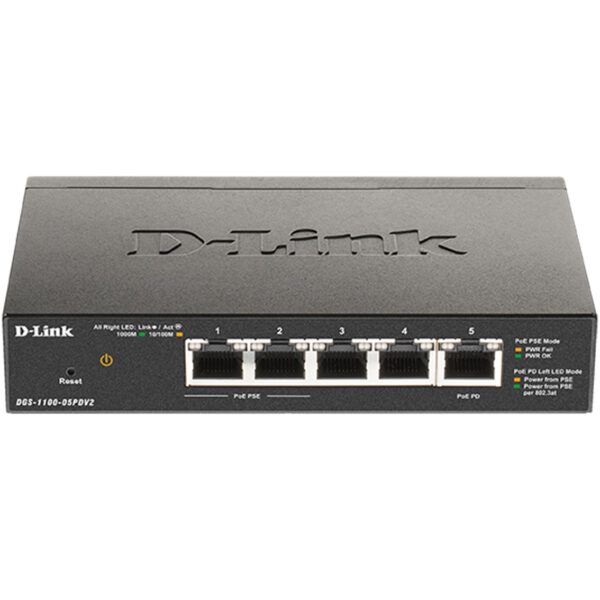 *Switch d - link 5 puertos gigabit poe - powered smart managed