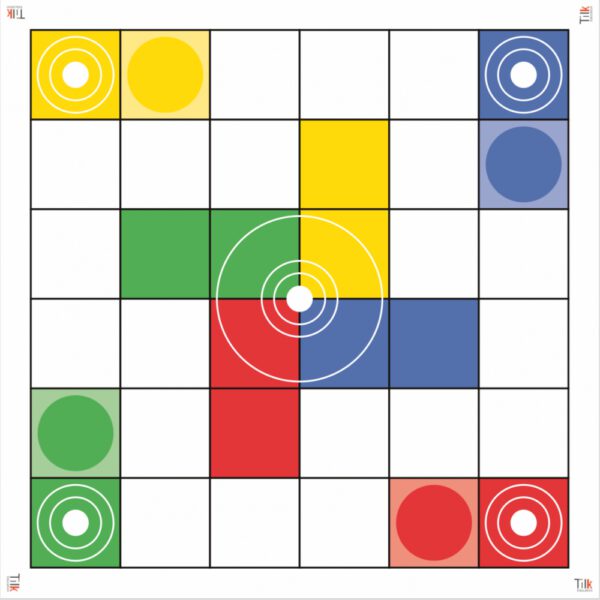 *Parchis tilk tapete + ficha descriptiva