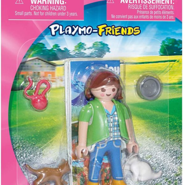 *Playmobil mujer con gatitos