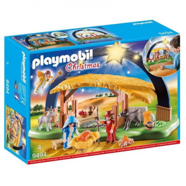 *Playmobil navidad belen con luz