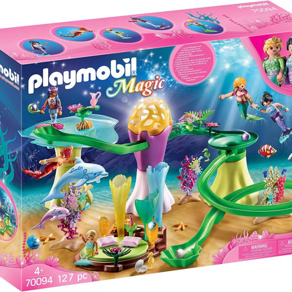 *Playmobil cala de sirenas con cupula iluminada