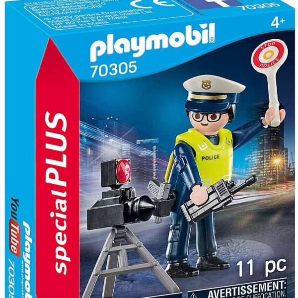 *Playmobil policia con radar