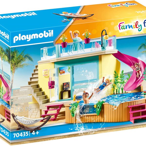 *Playmobil bungalo con piscina