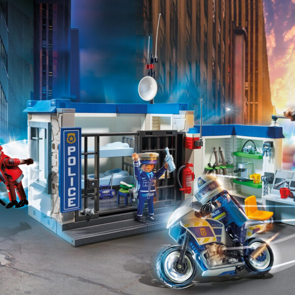 *Playmobil ciudad policia escape de la prision