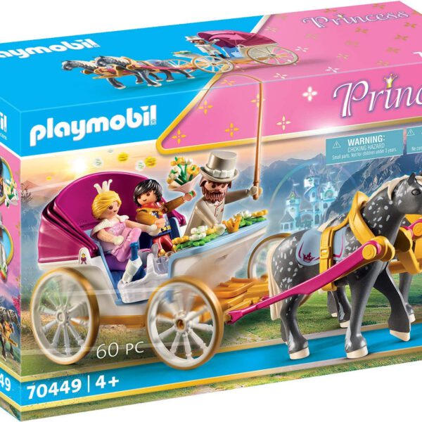 *Playmobil carruaje romantico tirado por caballos