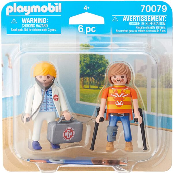 *Playmobil duo pack doctora y paciente