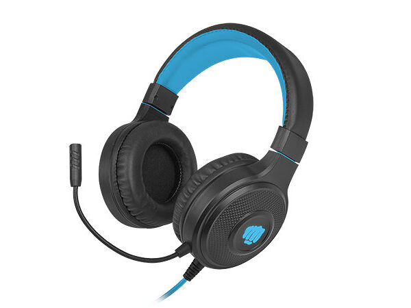 *Auriculares gaming fury warhawk rgb negro - azul