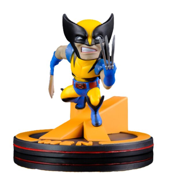 *Figura quantum mechanix marvel x - men wolverine 10 cm q - fig diorama