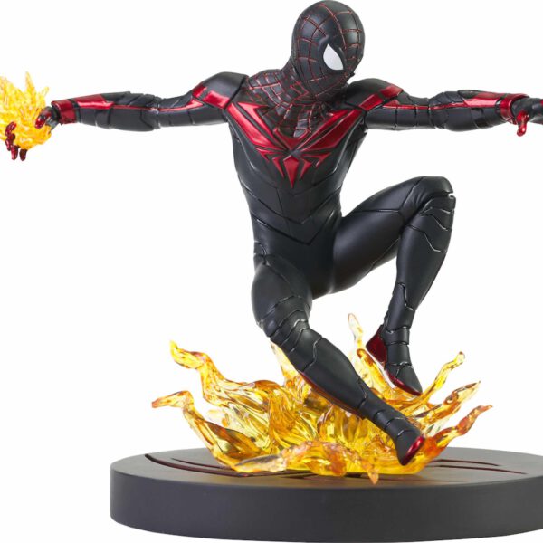 *Figura diamond select toys marvel gallery spiderman miles morales