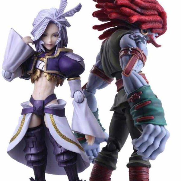 *Figura square enix final fantasy ix bring arts kuja & amarant coral