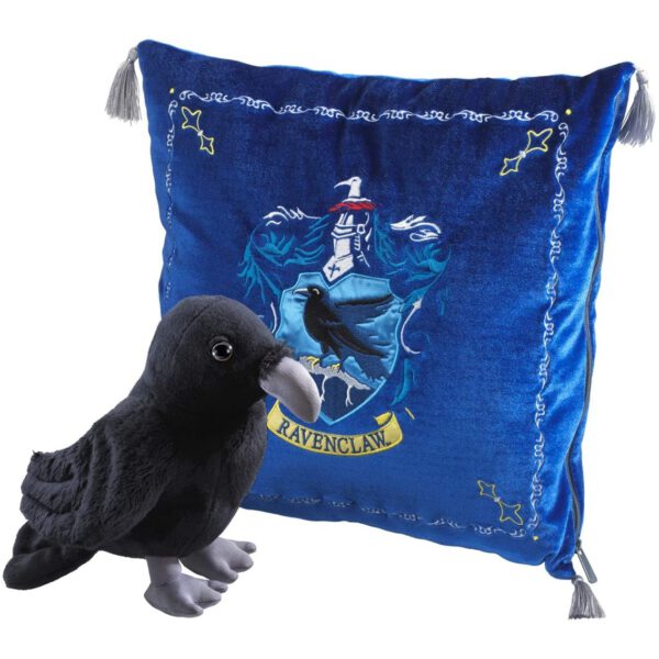 *Peluche pack the noble collection harry potter cuervo mascota ravenclaw + cojin ravenclaw