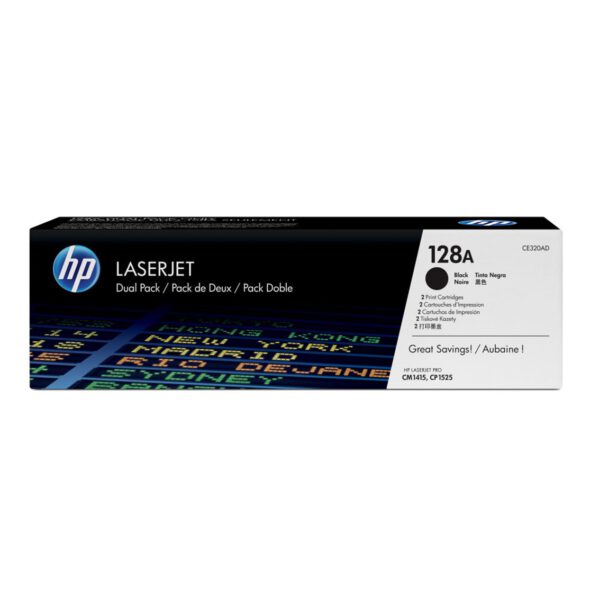 *Multipack toner hp 128a pack ahorro negro x 2