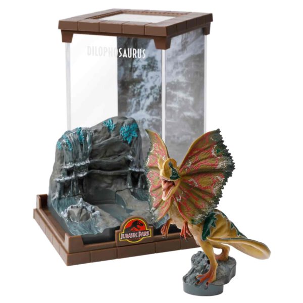 *Figura the noble collection jurassic park dilophosaurus bendyfig diorama