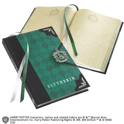 *Libreta diario the noble collection harry potter slytherin cierre especial