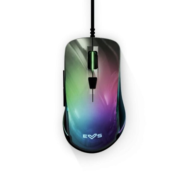 *Mouse raton optico energy sistem esg m3 neon cable 1.5m -  6 botones -  7200 dpi -  rgb