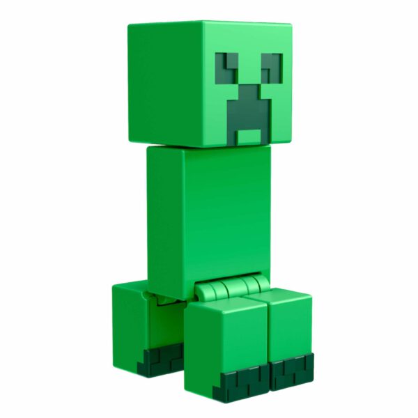*Figura mattel minecraft creeper con accesorios portal