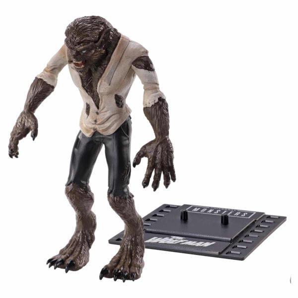 *Figura the noble collection bendyfigs cine universal studios hombre lobo