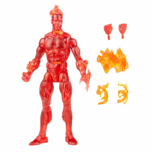 *Figura hasbro antorcha humana 15 cm fantastic four marvel legends f03515l0