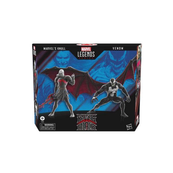 *Pack 2 figuras hasbro knull & venom spiderman 60 anniversary marvel legends