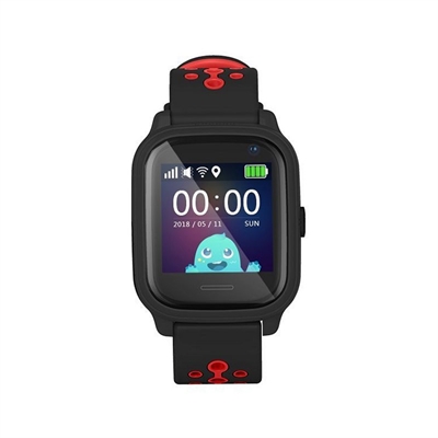 *Reloj smartwatch leotec kids allo gps antiperdida negro y rojo 1.3 pulgadas