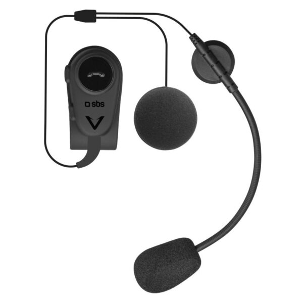*Auriculares inalambricos sbs teearsetmonomotobtk mono para moto negro