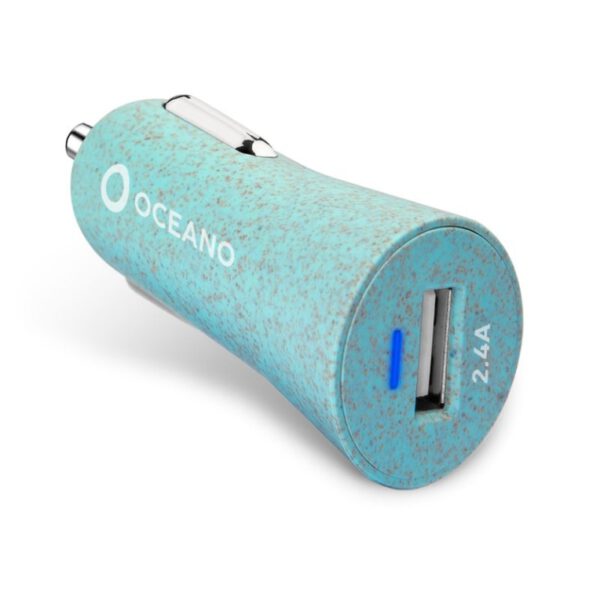 *Cargador coche sbs oceano eco - friendly 10w 2 x usb blanco
