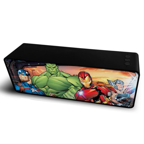*Altavoz ert group bt stereo 2.1 portatil inalambrico 10w avengers 006 marvel multicolor