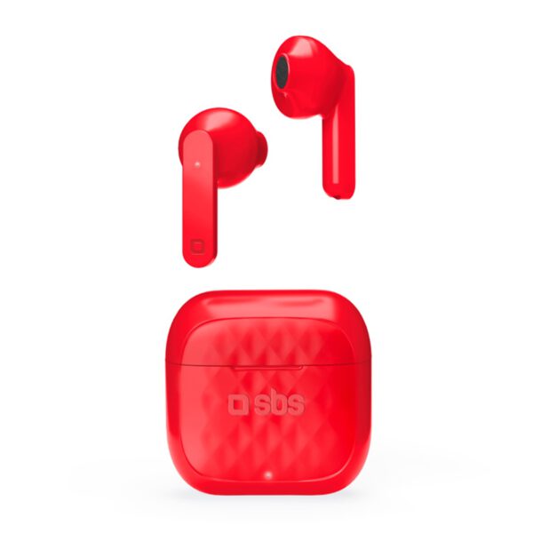 *Auriculares inalambricos magneticos sbs teearairfreetwsbtr rojo