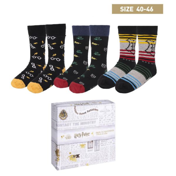 *Pack calcetines 3 piezas harry potter talla 40 - 46