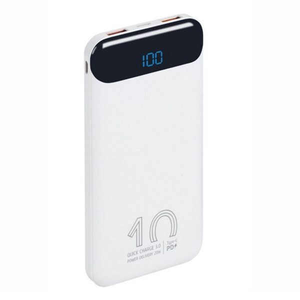 *Powerbank rivacase va2540 10000mah lcd blanco