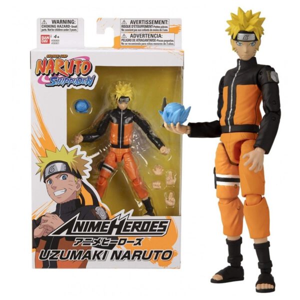 *Figura bandai anime heroes naruto -  naruto