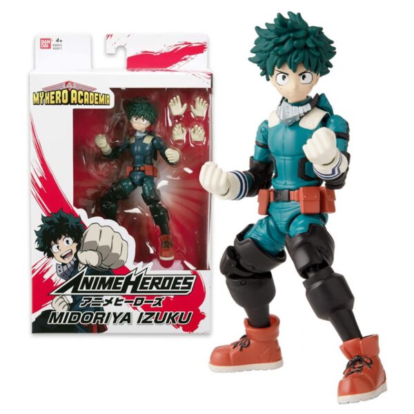 *Figura articulada bandai my hero academia izuku midoriya