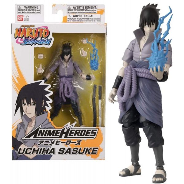 *Figura bandai anime heroes naruto uchiha sasuke