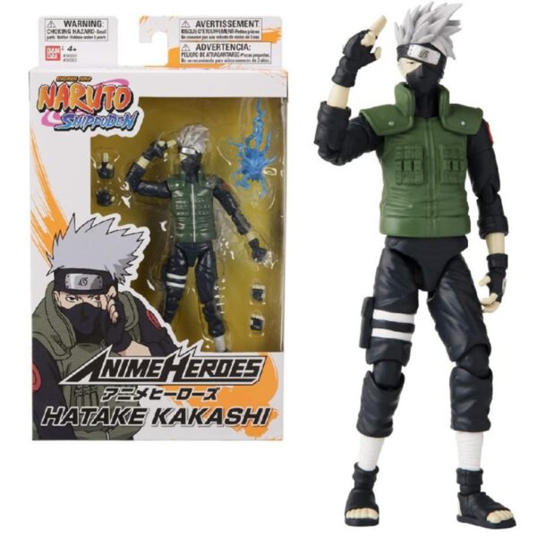 *Figura bandai anime heroes naruto hatake kakashi
