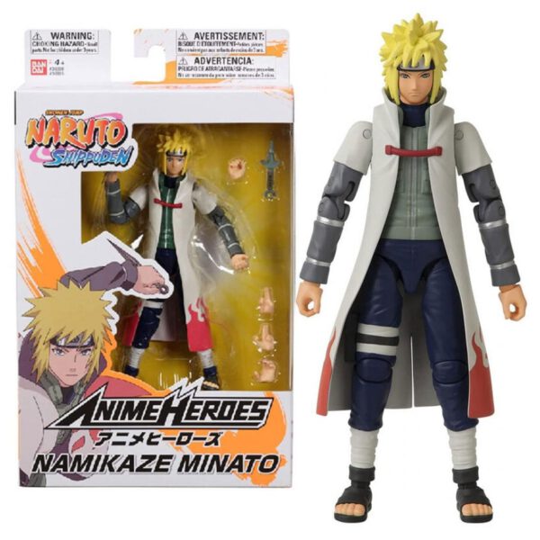 *Figura bandai anime heroes naruto namikaze