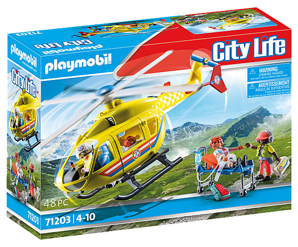 *Playmobil helicoptero de rescate