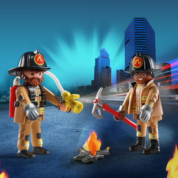 *Playmobil duopack bomberos