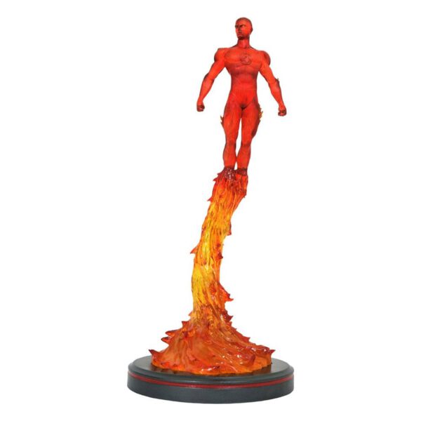 *Figura diamond select toys marvel premier collection estatua resina antorcha humana