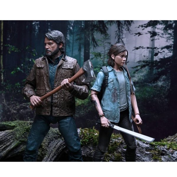*Set 2 figuras neca the last of us 2 scale action figure -  joel & ellie