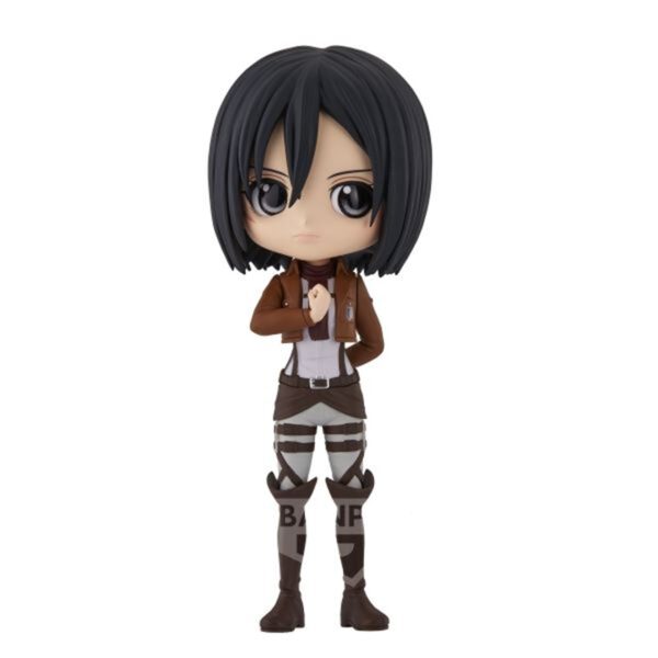 *Figura banpresto q posket ataque a los titanes mikasa ackerman 14cm