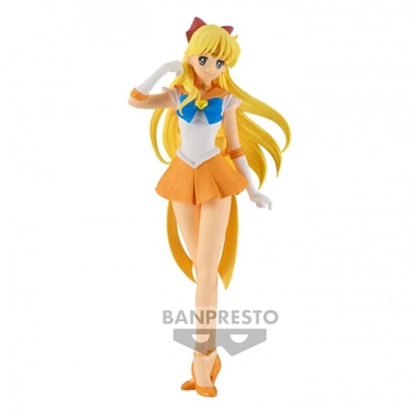 *Figura banpresto pretty guardian sailor moon eternal glitter & glamorous super sailor venus minako aino 14cm