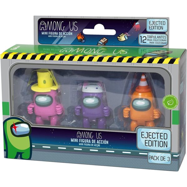*Among us mini action figure 3pc window box
