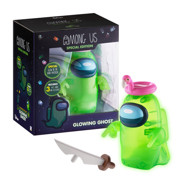 *Figura acción brilla en oscuridad among us