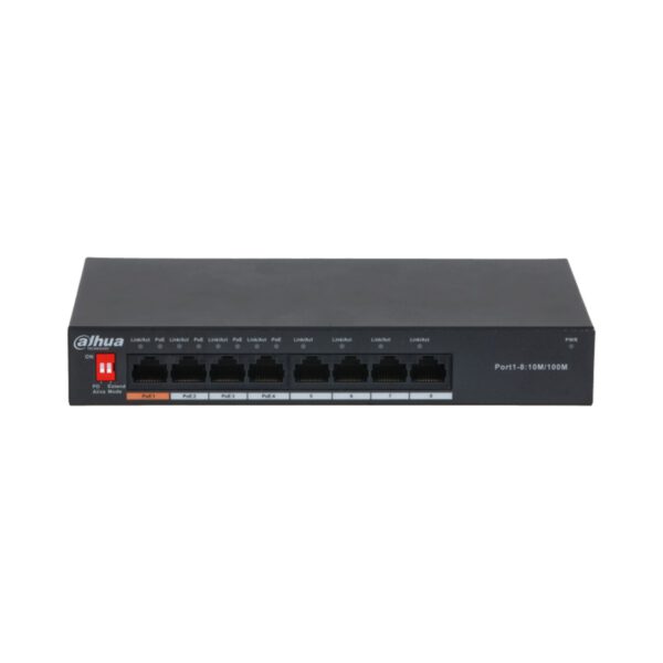 *Switch dahua dh - pfs3008 - 8et - 60 poe 8 puertos fast ethernet