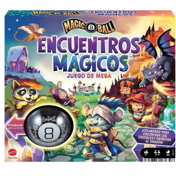 *Juego de mesa mattel bola 8 encuentros mágicos