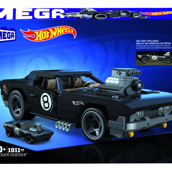 *Figura mattel mega construx hot wheels coleccionistas rodger dodger